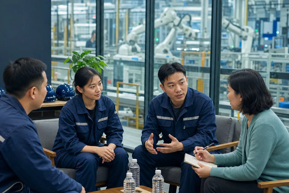 制造企业轮班员工参加支持性交流案例封面
