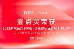 未来医疗100强·创新数字医疗榜 TOP100